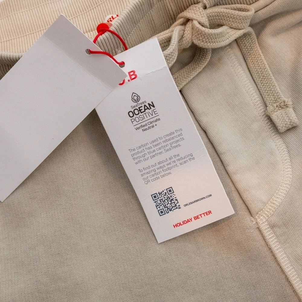 $377 MRP NWT Orlebar Brown‎ Duxbury GD Sweatpants Mens Size M Joggers